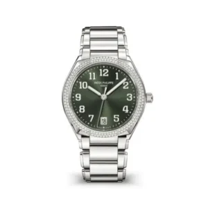 Patek Philippe 7300-1200A-011 Twenty~4 Olive Green Dial Steel Bracelet